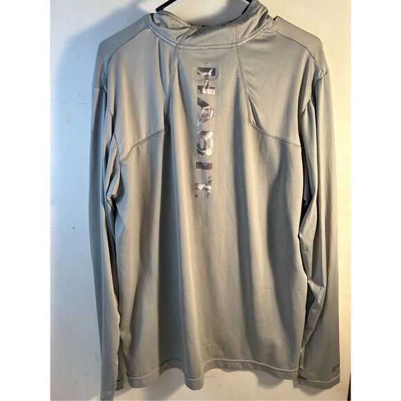 Habit Solar Factor Ls gray 1/4 zipper Mens large rn#106699 UPF 40+ - Picture 4 of 12